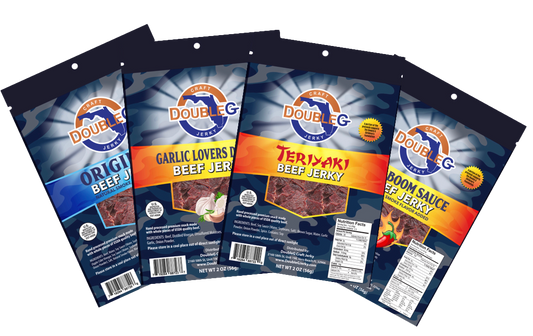 DoubleG Craft Jerky - 1 oz Bags - Case (20 Bags)